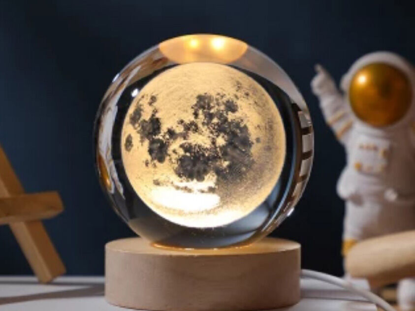 Лампа шар «Луна» - Ночники - космический магазин AstroZona.ru